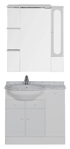 Aquanet Комплект Мебели "Марсель 90" L с б/к (161156) – фото-1