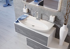 Aqwella Мебель для ванной Genesis 120 миллениум серый – фотография-8