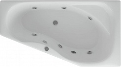 Aquatek Акриловая ванна Медея 170 R с гидромассажем – фотография-1