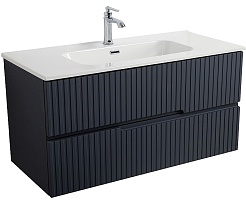 Cezares Тумба под раковину Duet-N 100 подвесная grafito – фотография-1