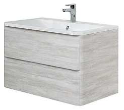 BelBagno Тумба с раковиной Albano 100 подвесная Rovere Vintage Bianco – фотография-1