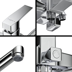 Tokito Смеситель для ванны AKARI хром TOK-AKA-1015 – фотография-5