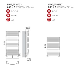 Terminus Полотенцесушитель водяной Марио П23 – фотография-2