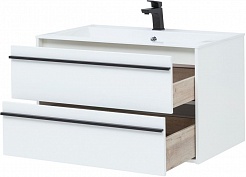 Aquanet Мебель для ванной Lino 90 подвесная белая матовая – фотография-8