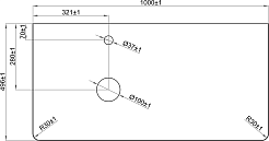 Misty Тумба с раковиной Роял 100 подвесная черная матовая – фотография-12