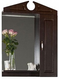 Водолей Зеркальный шкаф Капри 65 R венге – фотография-1