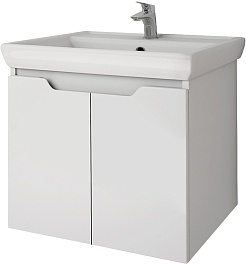 Dreja Мебель для ванной Q (D) 55 подвесная белая – фотография-3