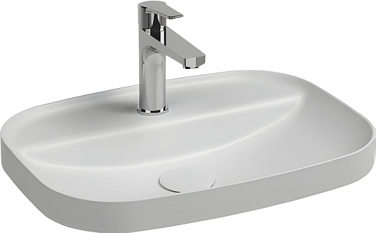 Allen Brau Мебельная накладная раковина Fantasy Sphere 55 4.11034.21 белый матовый – фото, картинка, фотография-1