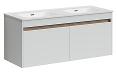 Sancos Тумба под раковину Smart 120-2 белый глянец