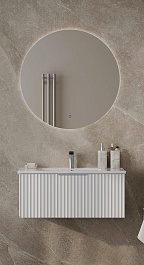 Зов Мебель для ванной Кито Флавио 100 подвесная белая – фотография-1