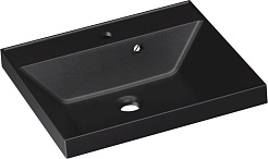 Style Line Тумба с кварцевой раковиной антрацит Моно 50 серая галька – фотография-4