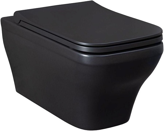 Allen Brau Чаша подвесного унитаза Infinity 4.21011.31 чёрный матовый – фото-1