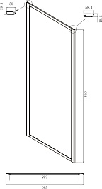 Ambassador  Душевой уголок Forsa 120x100 17021103NX-100NX – фотография-5
