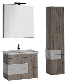 Aquanet Мебель для ванной "Мадейра 80" дуб кантри – фотография-2