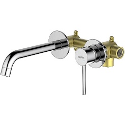 Aquatek Смеситель для раковины Европа AQ1313CR хром – фотография-2