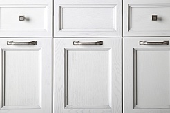 ASB-Woodline Тумба под раковину Гранда 105 белый (патина серебро) – фотография-3