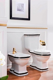 Creavit Чаша для унитаза Klasik KL310.000K0 с биде – фотография-3