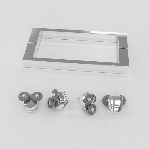 RGW Душевой уголок Classic CL-48 (CL-14 + Z-050-1) 160x80 профиль хром стекло прозрачное – картинка-3