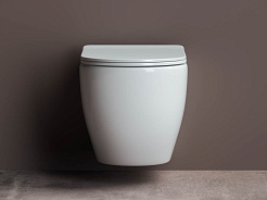 Ceramicanova Подвесной унитаз Mia Rimless CN1805 белый – фотография-3