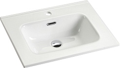 Sancos Тумба с раковиной Norma 2.0 60 белый глянец раковина Element 61 CN7001 – фотография-5