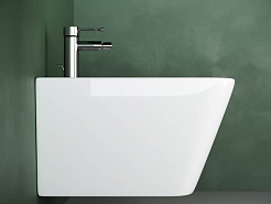 Ceramicanova Подвесное биде Metric CN30080 белое – фотография-2