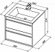 Aquanet Мебель для ванной Lino 60 подвесная дуб веллингтон – фотография-23