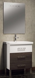  Мебель для ванной Боско 60 белый/винтаж (тёмный) – фотография-1