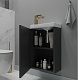 Зов Тумба с раковиной Монови Слим 40 подвесная антрацит – картинка-11