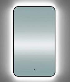 Teymi Зеркало Solli Black Soft Line 60/100 LED сенсор на взмах T20234S – фотография-1