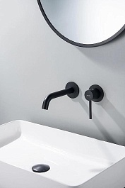 Aquatek Смеситель для раковины Европа AQ1313MB матовый черный – фотография-3