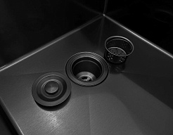 Hoffger Мойка для кухни 5045 Black – фотография-3