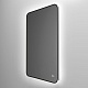 Vincea Зеркало 50x70 VLM-3VC500B с ореольной подсветкой и антизапотеванием черное – фотография-8