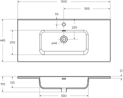 BelBagno Мебель для ванной Etna 100 подвесная темно-серая матовая – фотография-20
