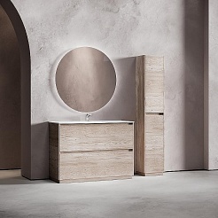 Sancos Мебель для ванной Libra Floor 120 дуб галифакс натуральный – фотография-2