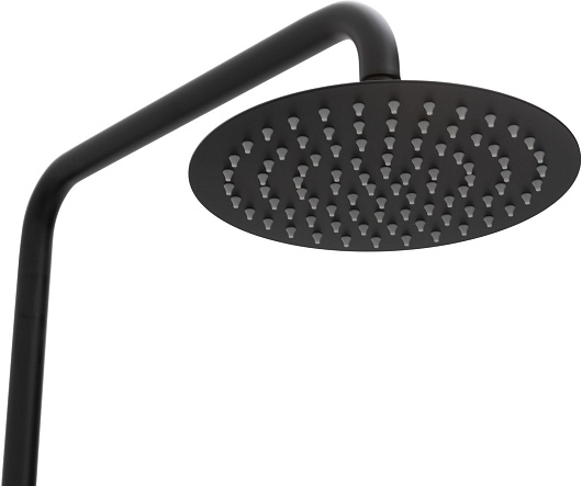 Allen Brau Душевая стойка Eclipse 5.E1006-31 черный матовый – картинка-3