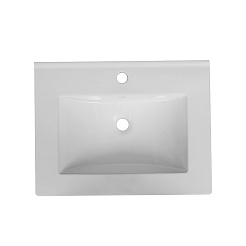 Зов Мебельная раковина Oliveeka 61 NS2001-60 глянцевая белая – фотография-4