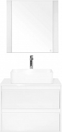 Style Line Мебель для ванной Монако 70 Plus осина белая/белое лакобель – фотография-1