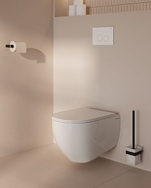 Allen Brau Унитаз подвесной Reality 4.32006.20 белый глянец с крышкой 4.32007.20 – фотография-13