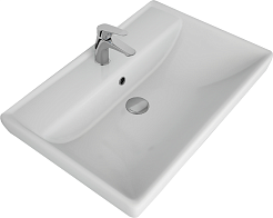 Misty Тумба с раковиной Гармония 70 белая – фотография-5