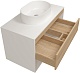 Teymi Тумба с раковиной Ritta 85 Lori 50 подвесная белый/дуб – фотография-21
