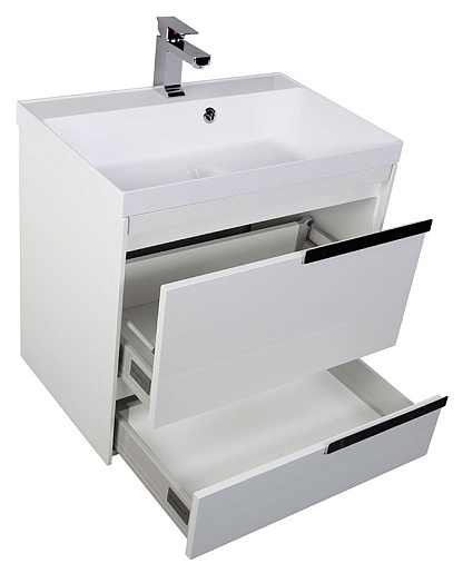 Aquanet Мебель для ванной "Тиволи 70" белая – картинка-7