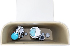 Azario Унитаз-компакт Berton AZ-6093 безободковый с бачком с сиденьем микролифт белый – фотография-13