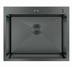 Hoffger Мойка для кухни 6050 Black – фотография-1