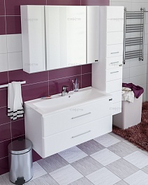 СанТа Пенал для ванной Омега 30 подвесной – фотография-4
