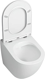 Vivon Унитаз приставной Olkott PRWH01 безободковый с быстросъёмный сиденьем микролифт – фотография-8