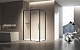 Vincea Душевой уголок Slim 8mm 120x80 VSR-6SL8012CLB профиль черный стекло прозрачное – картинка-7
