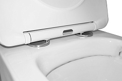 Azario Унитаз подвесной Teramo AZ-0053 SP безободковый белый – фотография-12