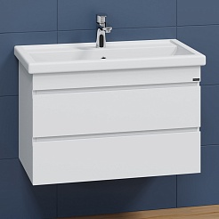 СанТа Мебель для ванной Марс 80 подвесная белая – фотография-5