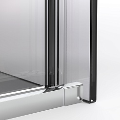 Vincea Душевой уголок Stella 130x100 VSR-1ST1013CL профиль хром стекло прозрачное – фотография-8