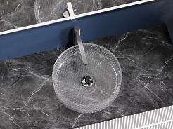 Ceramicanova Мебельная раковина Cristal 36 CN6062 прозрачная – фотография-11